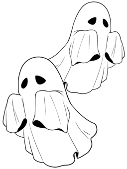 White Sheet Ghost Over 2 234 Royalty Free Licensable Stock Clip Art