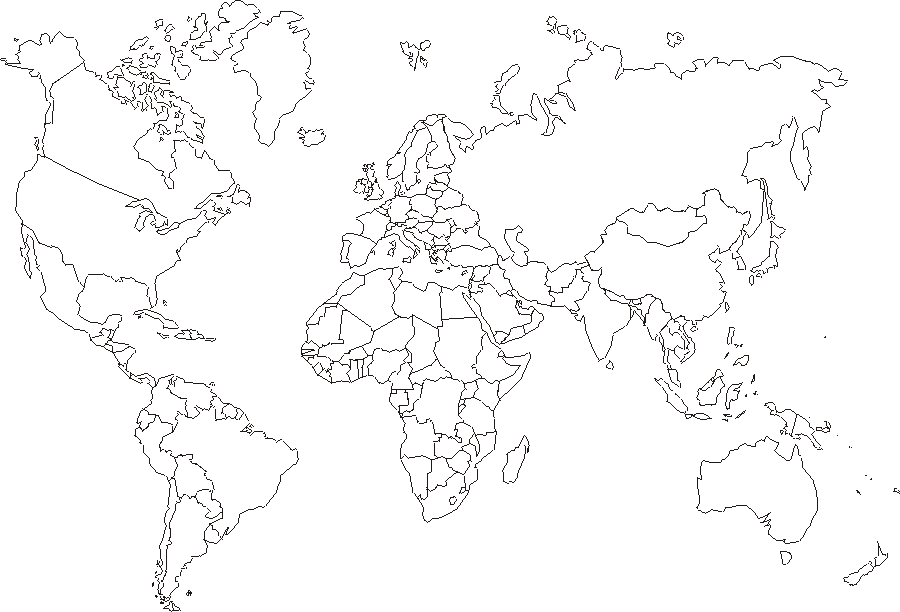 Free World Map Coloring Page For Kids Download Free Clip Art Free Clip Art On Clipart Library