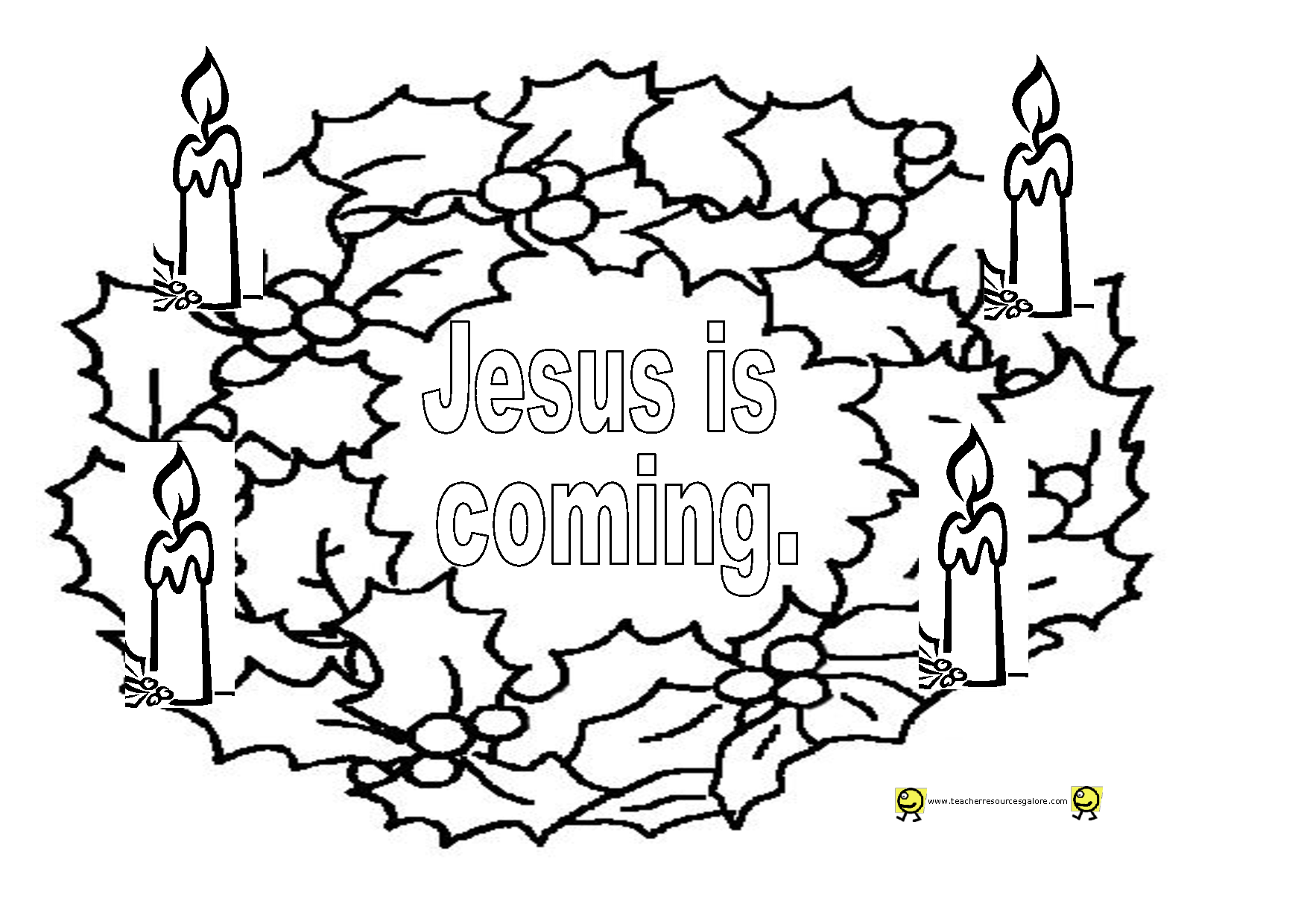 advent hope clipart black and white - Clip Art Library