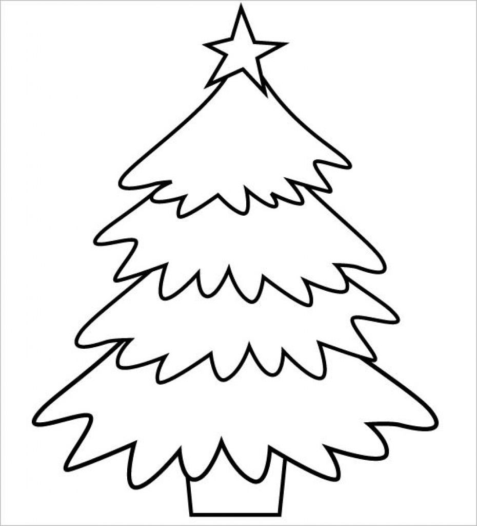 Christmas Tree Templates To Print. santa decorating christmas tree