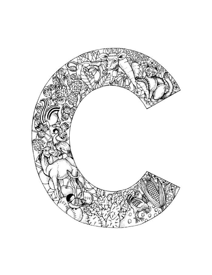 Free Letter C Coloring Pages Printable Download Free Letter C Coloring