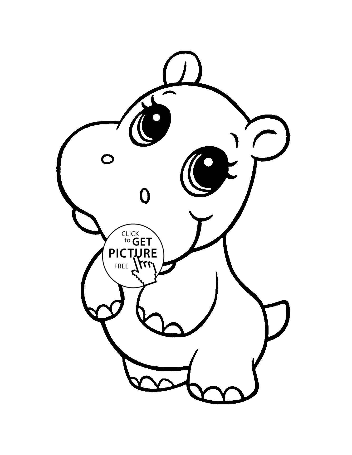 printable cute colouring in pages   Clip Art Library