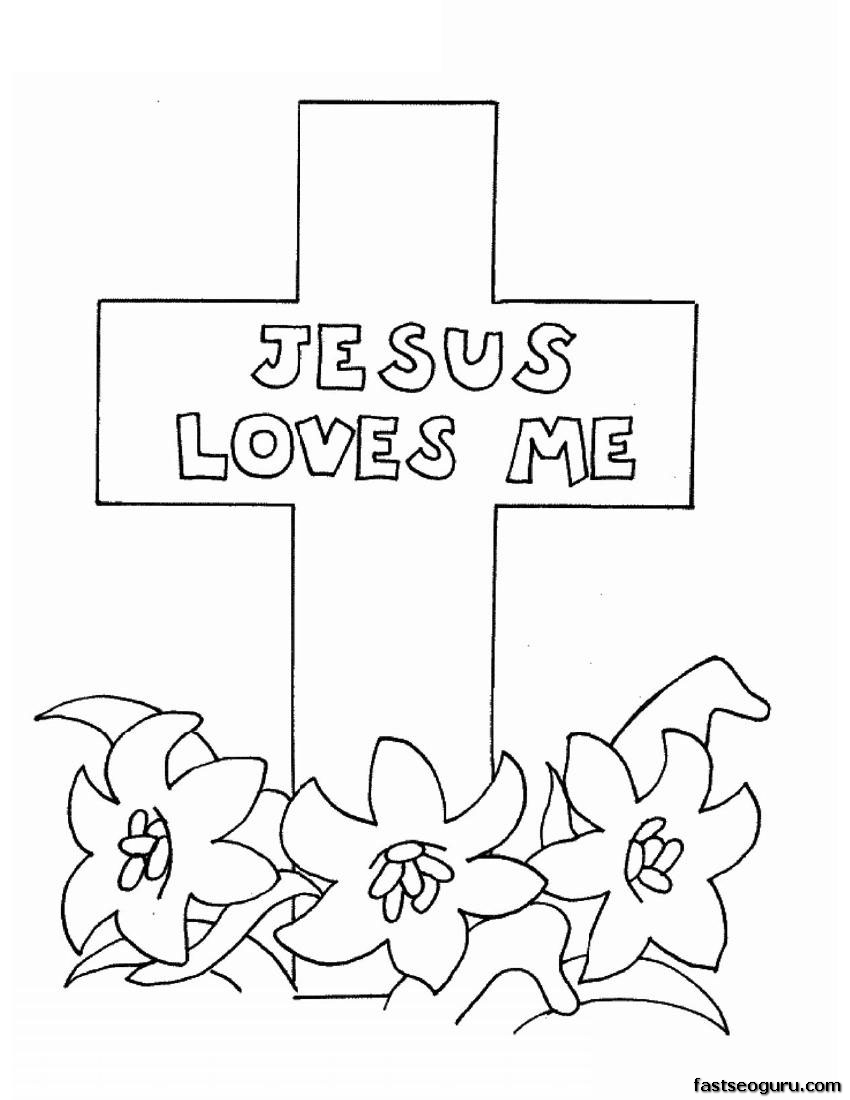 Free Free Printable Easter Coloring Pages Religious, Download Free Free