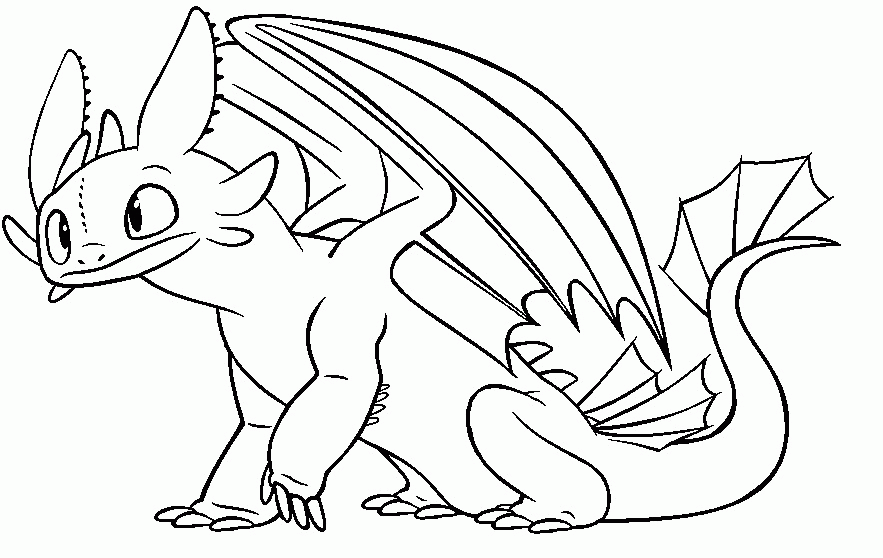 Baby Toothless Coloring Pages Clip Art Library