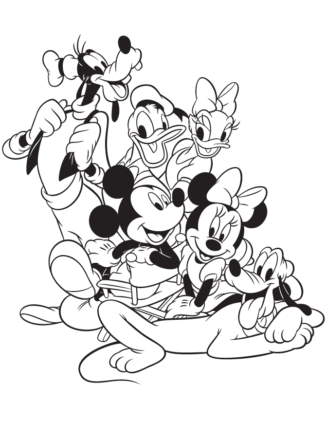 Free Coloring Page Of Mickey Mouse Clubhouse Download Free Coloring Page Of Mickey Mouse