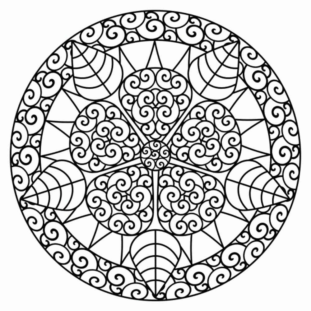 Flower Coloring Pages For Adults Free Printable
