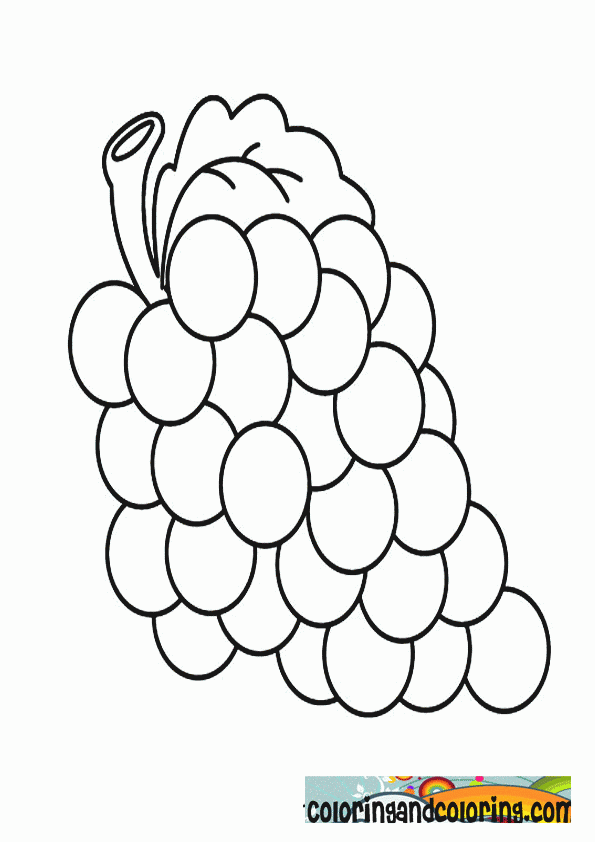 Featured image of post Simple Grapes Coloring Page Or search for what you are looking for