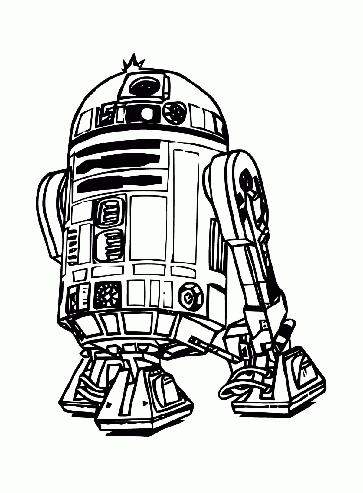 Free Star Wars Coloring Pages R2d2, Download Free Star Wars Coloring