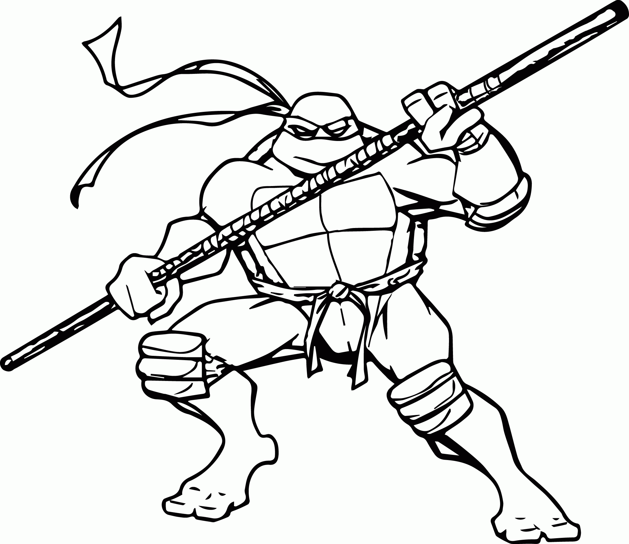 teenage mutant ninja turtles coloring pages leonardo coloring home
