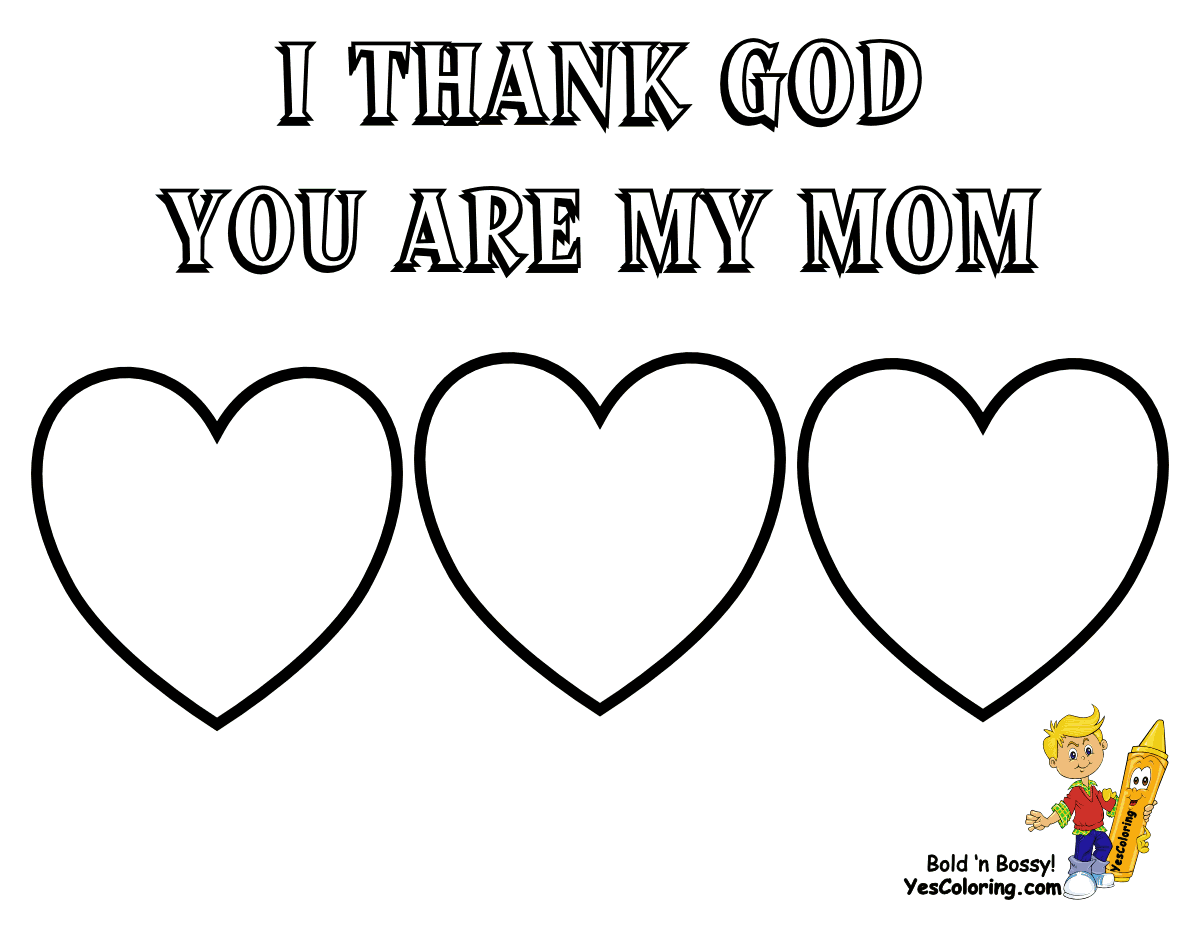 Marvelous Mothers Day Coloring Pages | Free