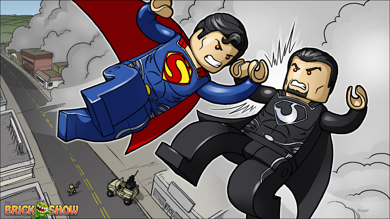 LEGO Man of Steel, Superman vs. General Zod Coloring Page