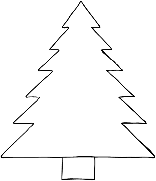 Small Christmas Tree Template from clipart-library.com