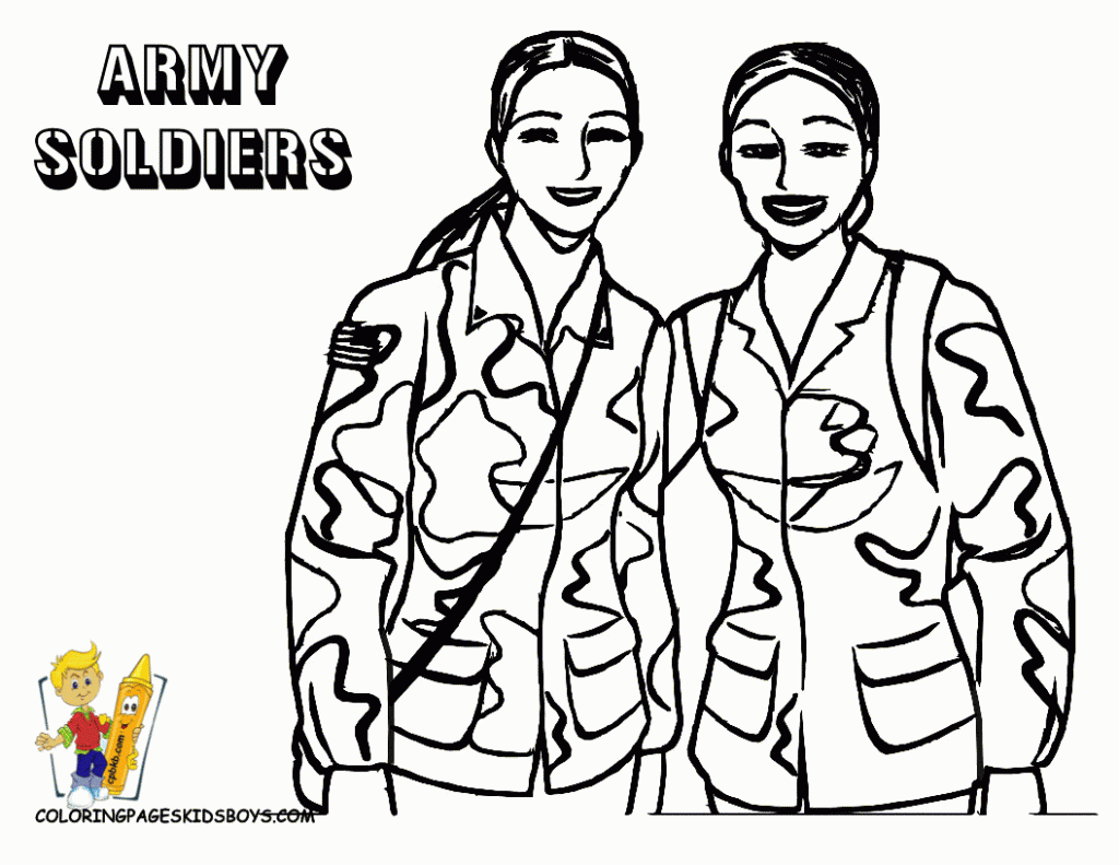 Military Coloring Pages - Hollister Gives Back