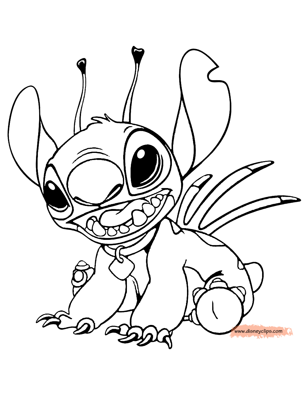 cute coloring pages coloring stitch   Clip Art Library