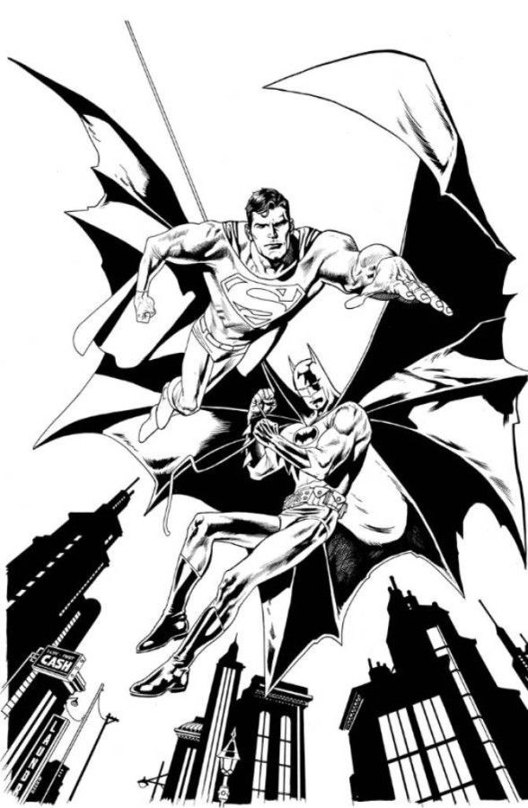 Batman Coloring Pages : Gotham City Batman coloring pages Batman