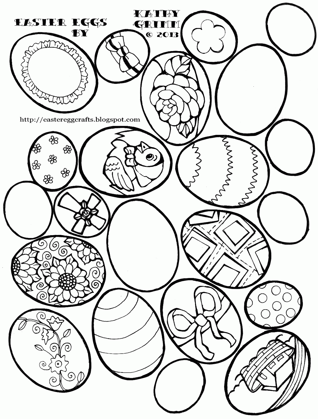 Easter Egg Clip Art Library