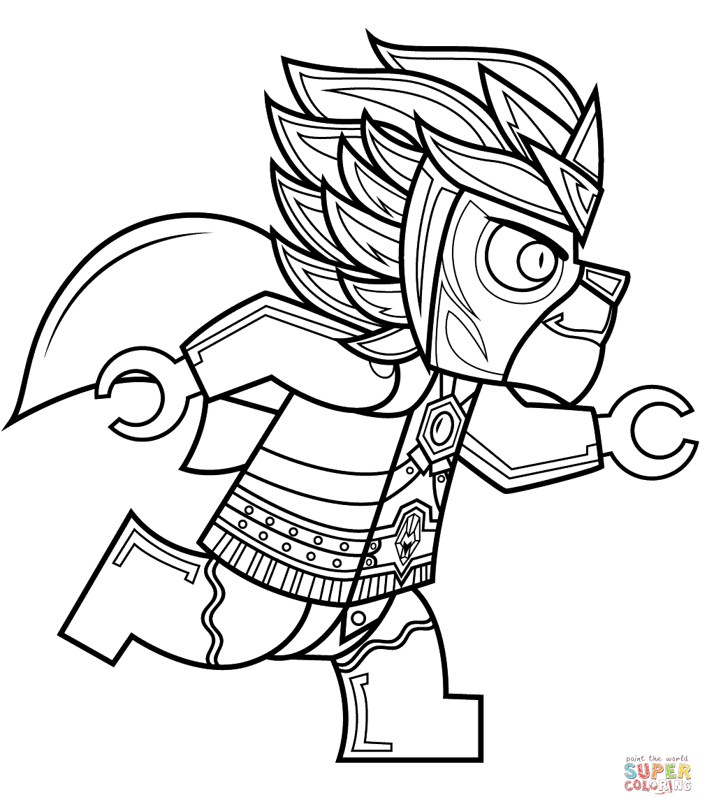 Lego Chima Laval coloring page | Free Printable Coloring Pages