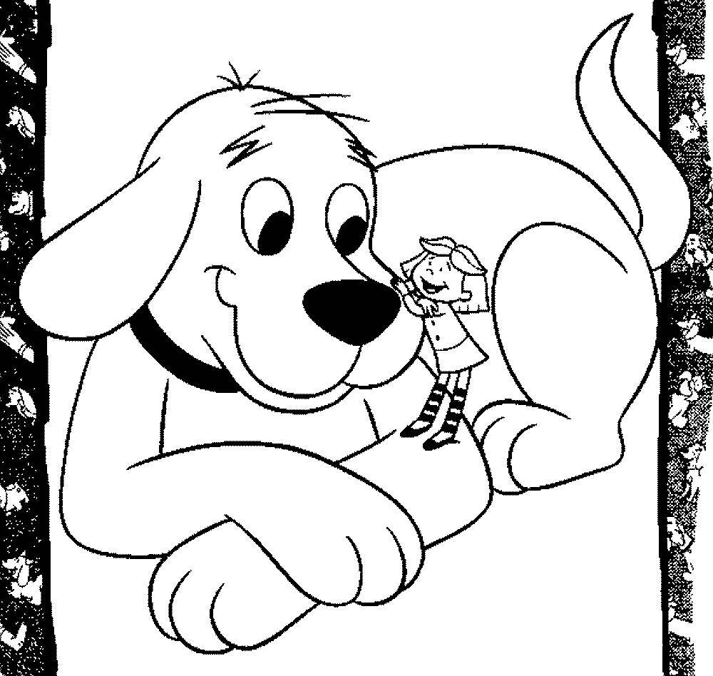 Clifford The Big Red Dog | Coloring Pages for Kids and for Adults