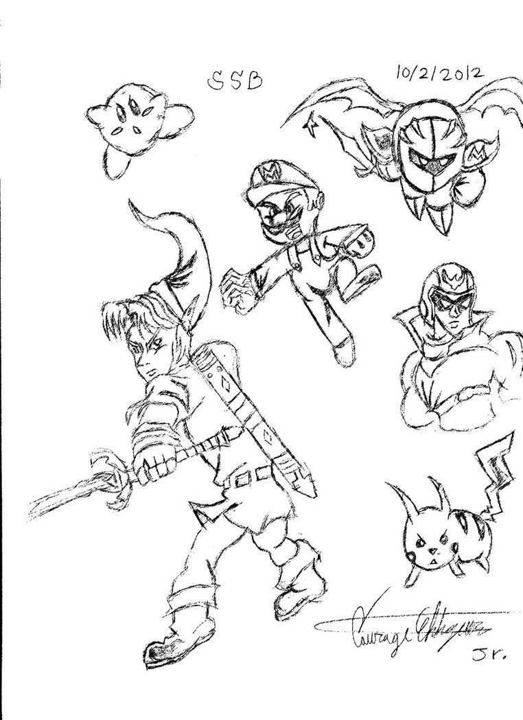 Clip Arts Related To : super smash bros samus coloring pages. view all Samu...