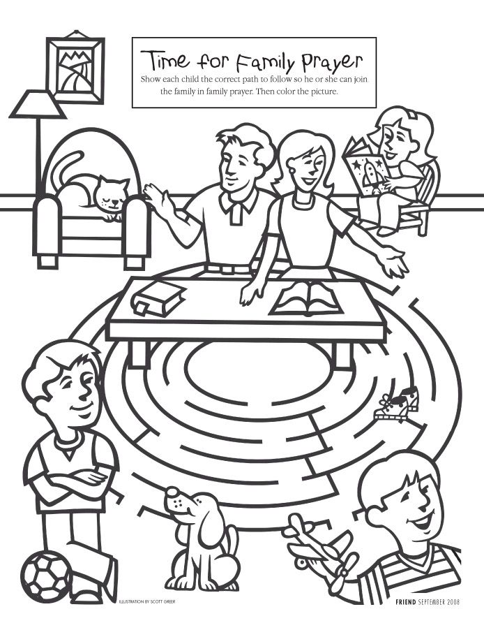 LDS Coloring Pages 