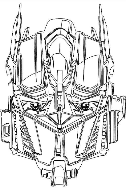 Faca Transformer Coloring Page | Coloring papers 