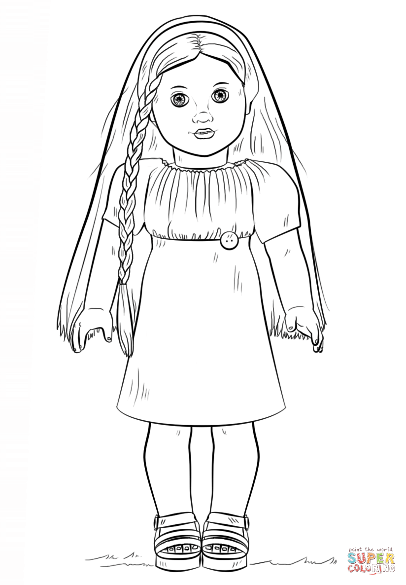 American Girl Doll Julie coloring page | Free Printable Coloring Pages