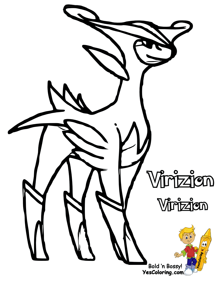 Serperior Pokemon Coloring Pages