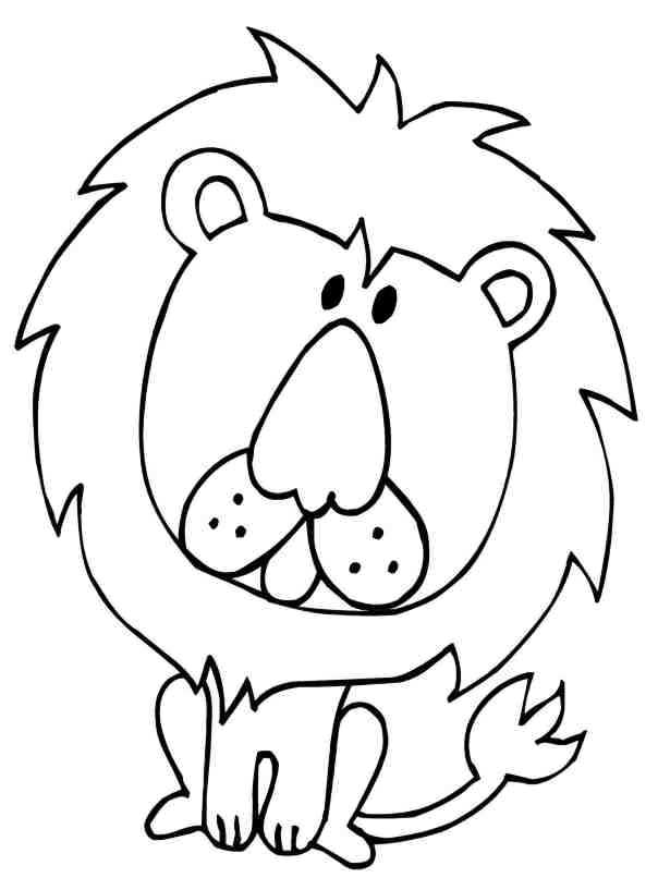 Adorable Lion Coloring Pages | Coloring Pages For All Ages