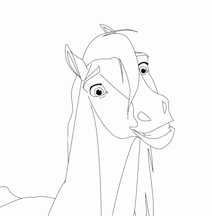 Clip Arts Related To : line art. view all Spirit Stallion Of The Ci...