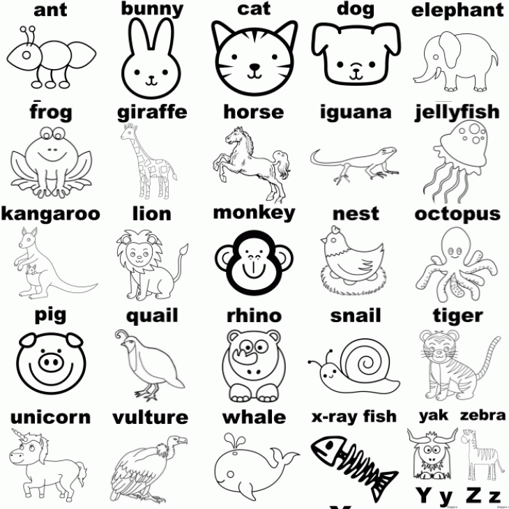 Free Free Printable Alphabet Coloring Pages A Z Download Free Free 