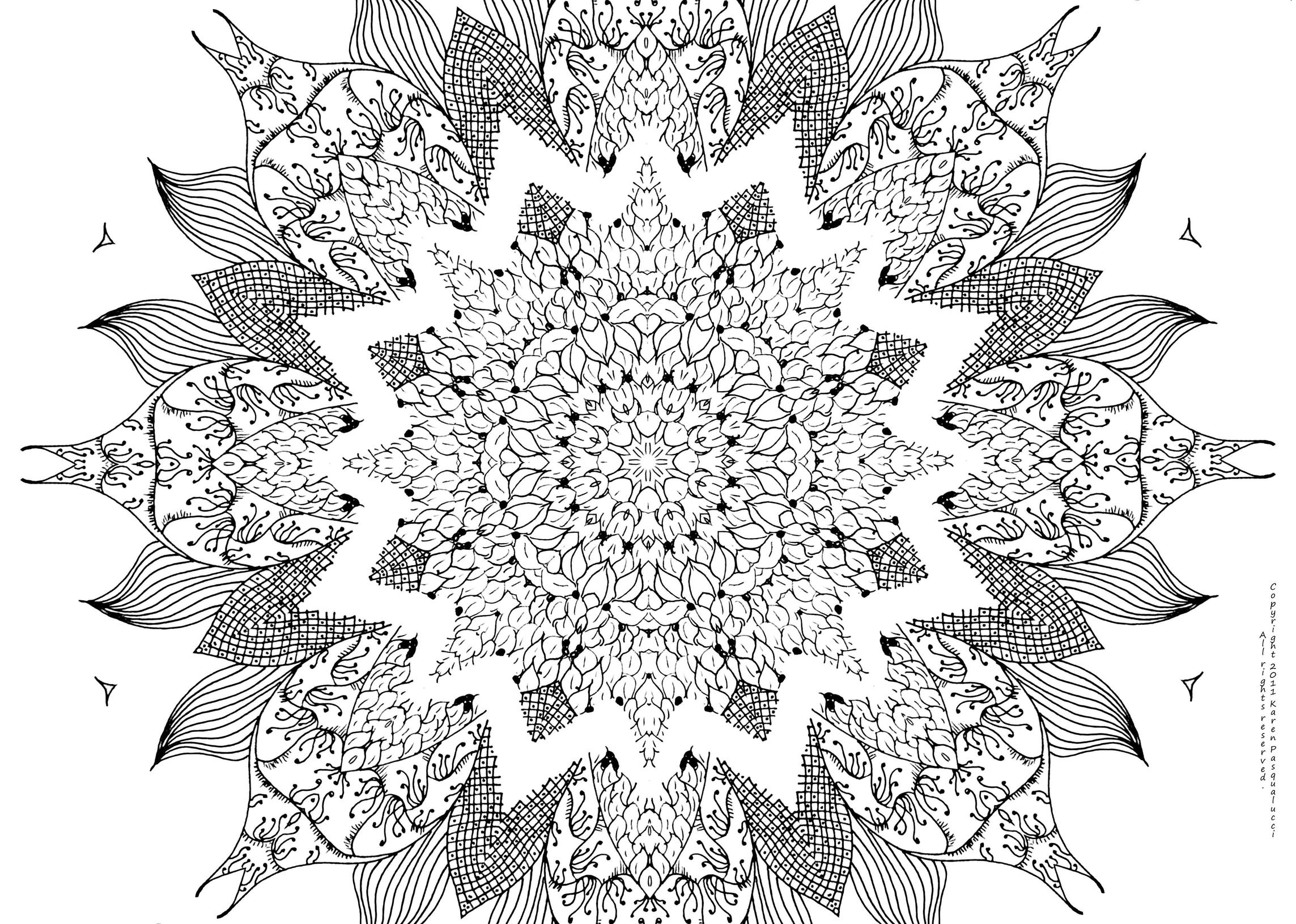 Mandala | Coloring Pages For Adults | Coloring pages