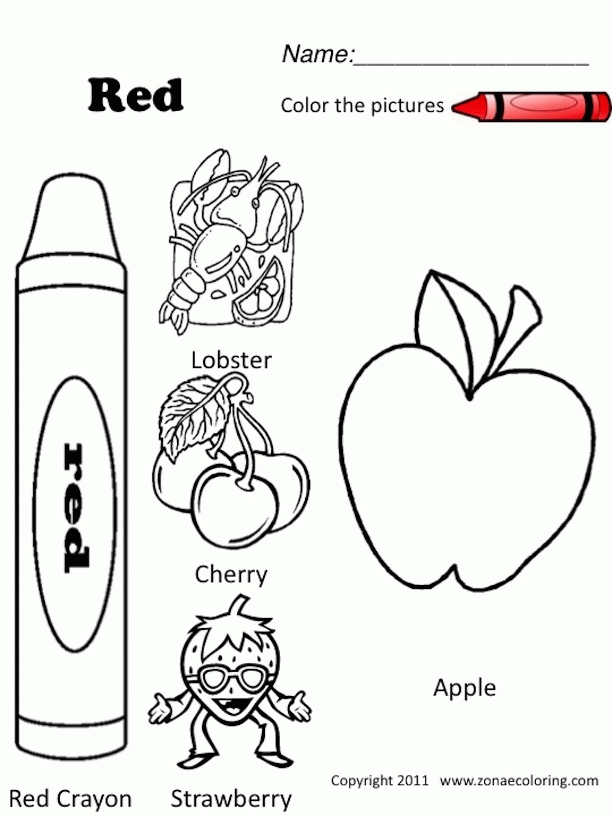 color-the-objects-red-worksheet-clip-art-library