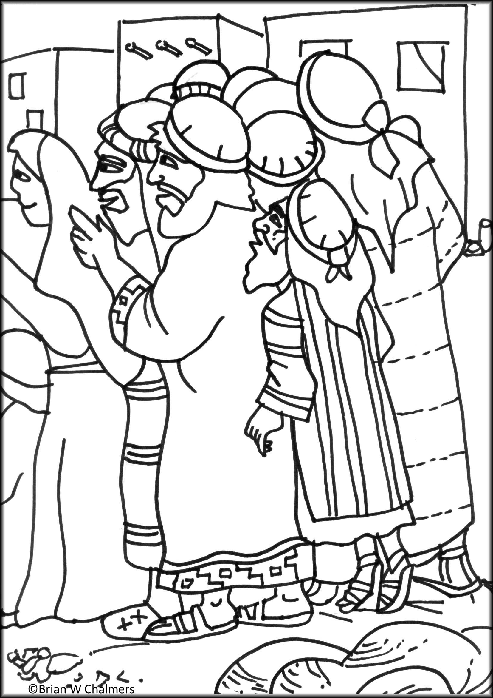 Free Zacchaeus Coloring Page Printable Download Free Zacchaeus