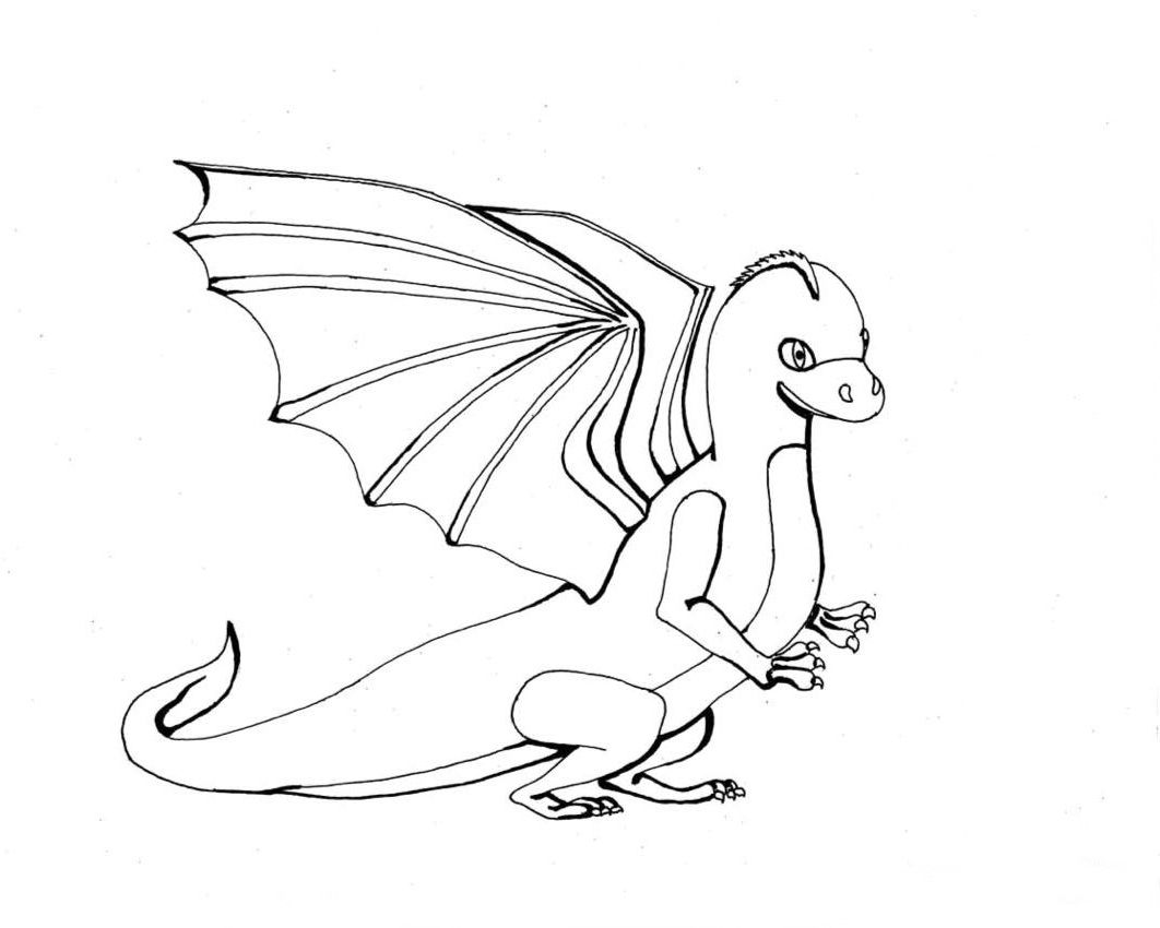 baby dragon coloring pages  High Definition Coloring