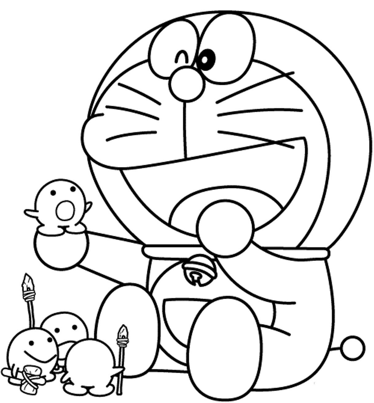 Laughing Doraemon Rofl Coloring Page | doraemon 