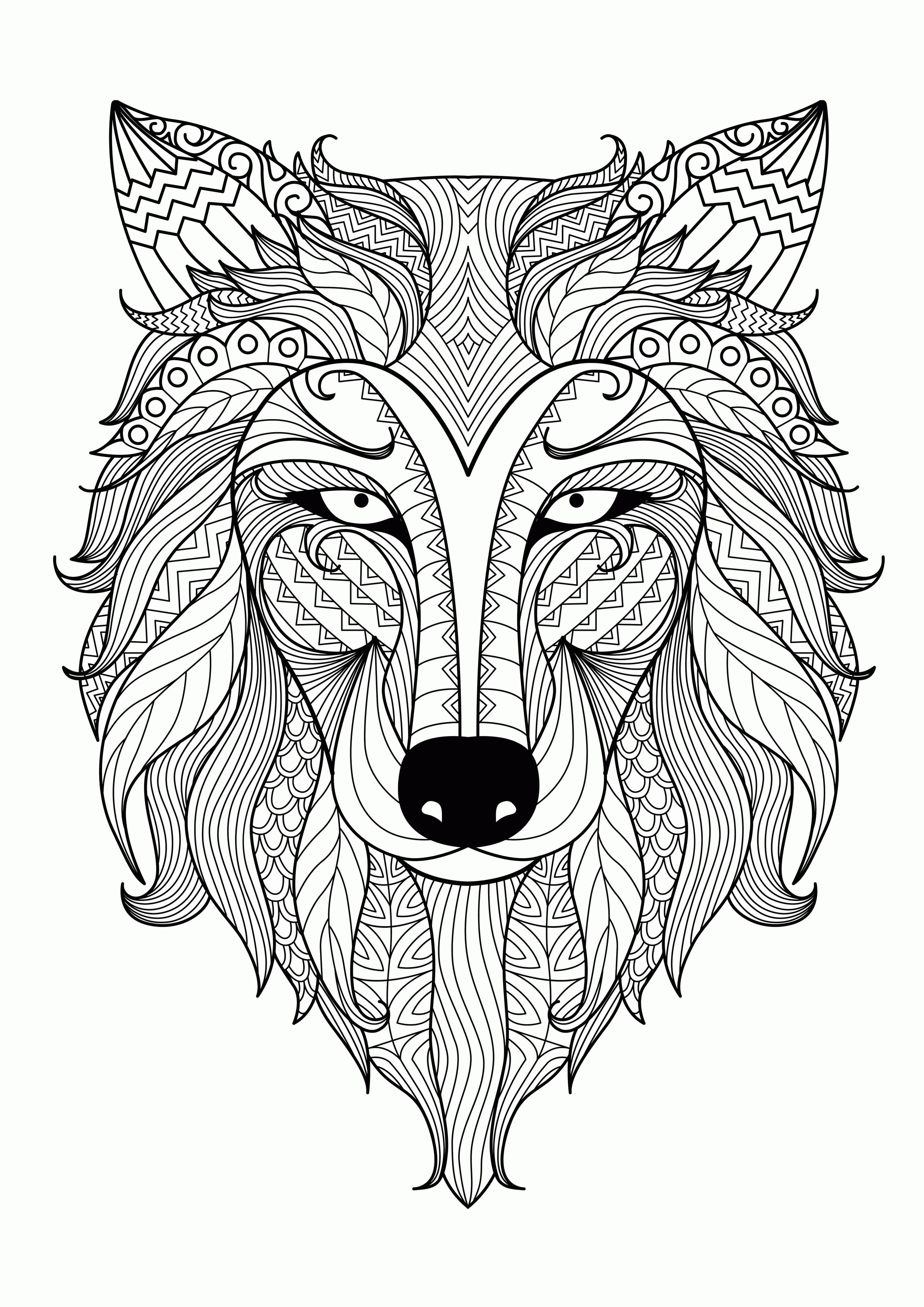 Animal - | Coloring Pages For Adults