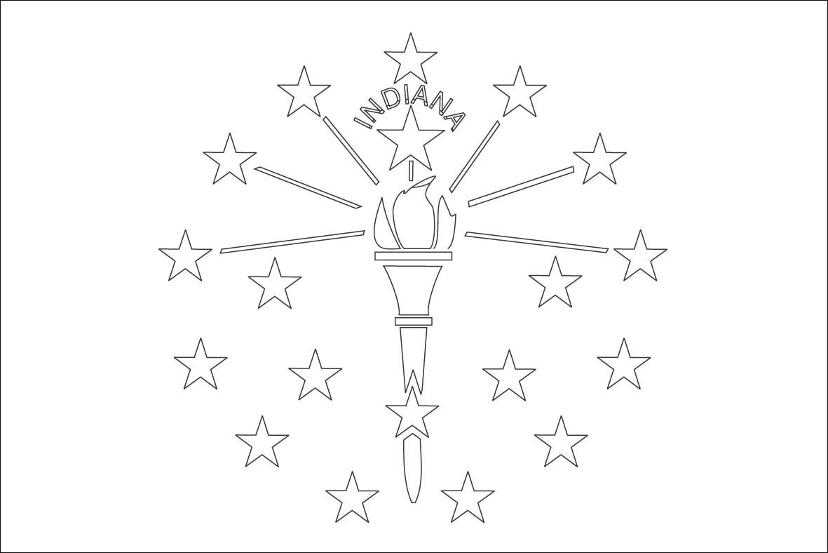 World Flags Coloring Page