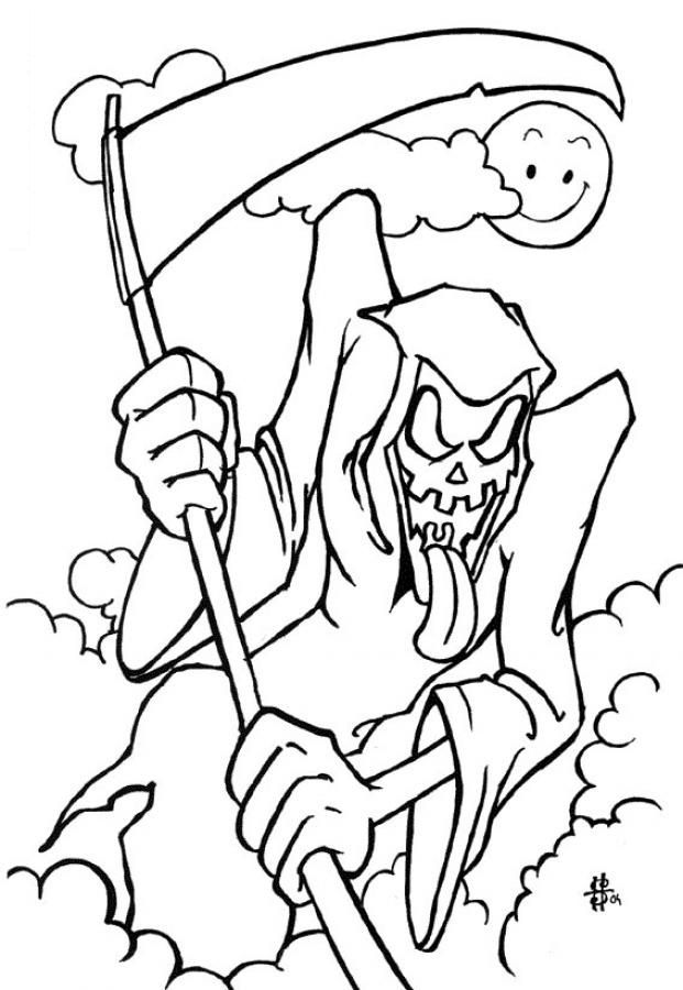 Free Halloween Coloring Pages Free Printable Scary Download Free 