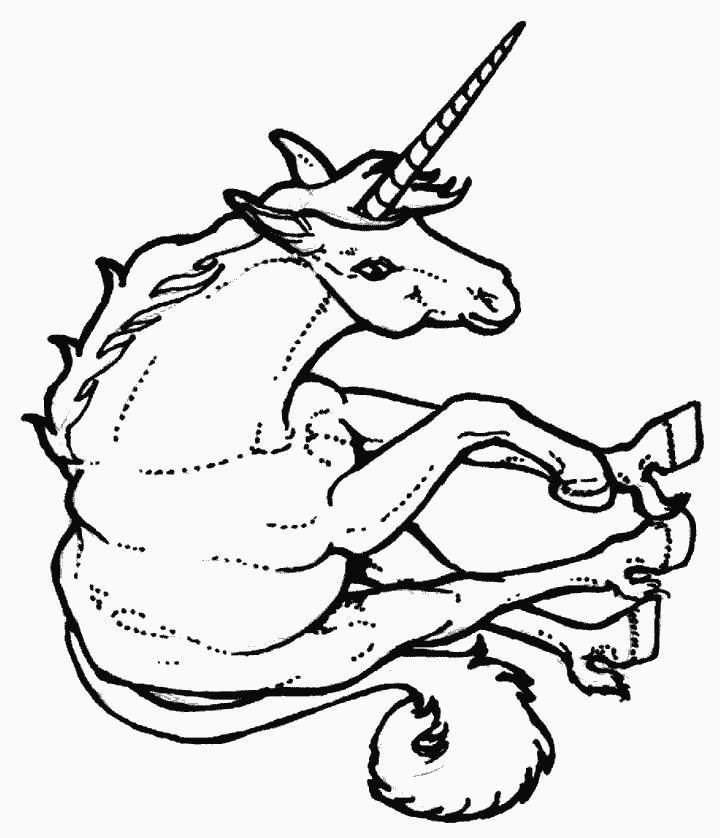 Unicorns 7 Fantasy Coloring Pages  Coloring Book