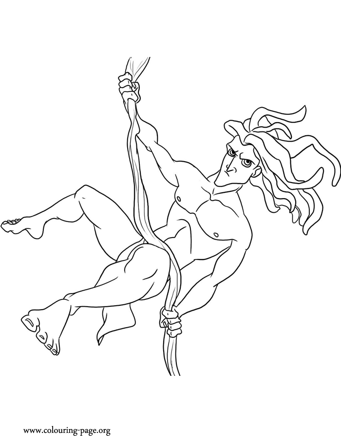 Disney Tarzan Coloring Pages Clip Art Library