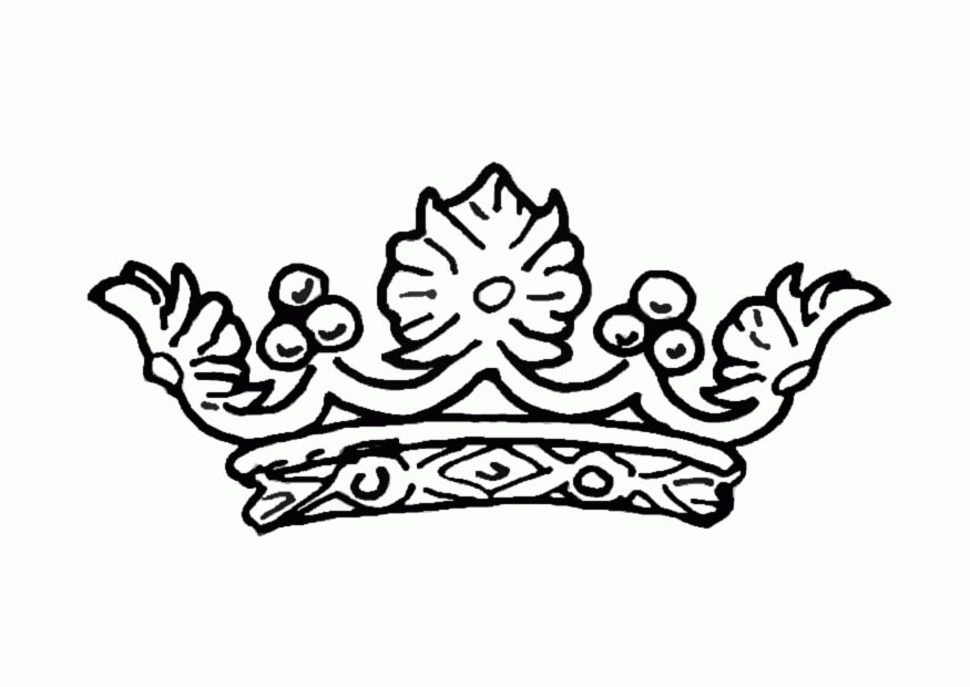 Crown Coloring Pages