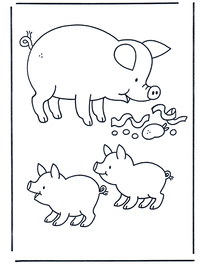 Free Printable Pig 