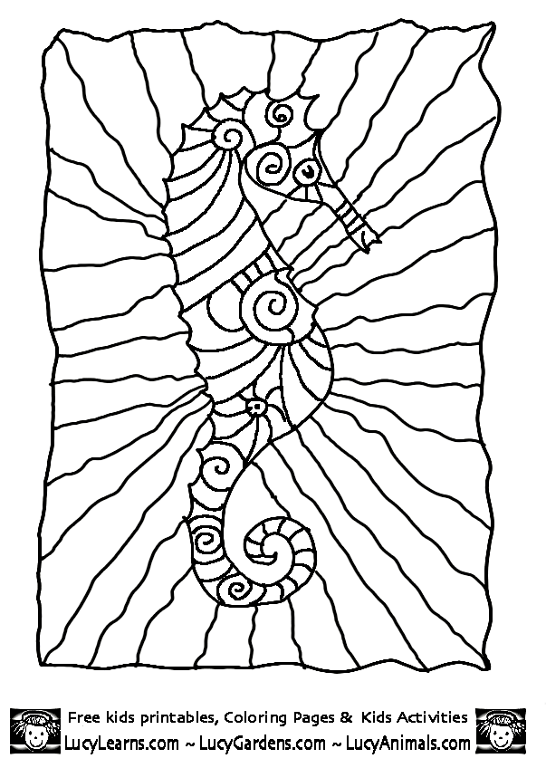 Ocean| Coloring Pages for Kids | Free Printable Coloring Pages