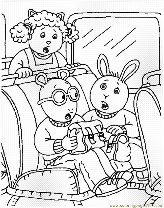Coloring Pages Arthur17 (Cartoons  Arthur) | free printable