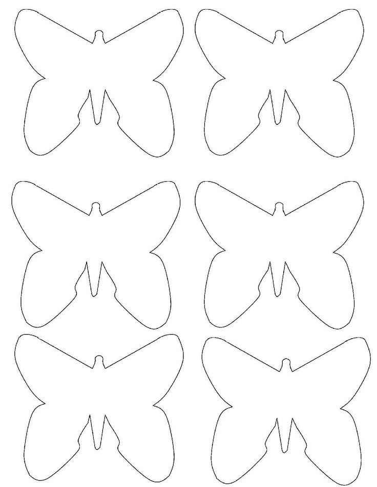 small butterfly template | crafts and projects