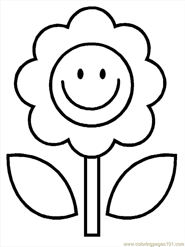 Coloring Pages Flower Coloring 12 (Natural World  Flowers)| free printable