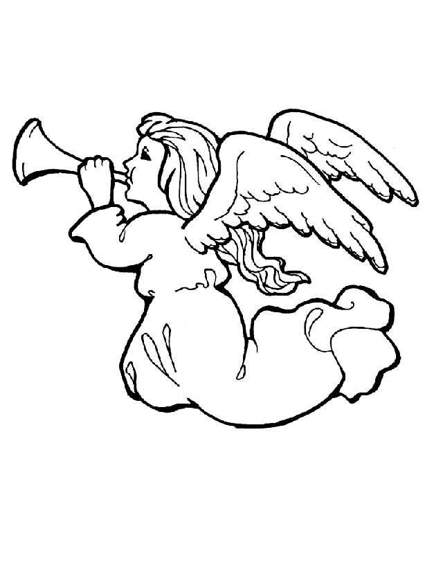 Coloring Pages Angels | Free Printable Coloring Pages