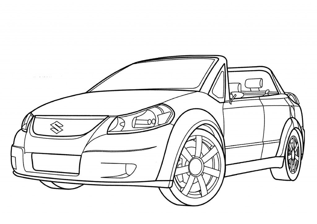 Suzuki Makai Cars Coloring Pages free download