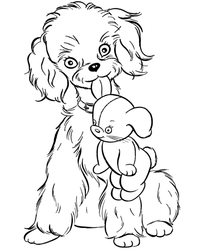 kids dog coloring pages Dog Coloring Games coloringz | Fav Dye Pages