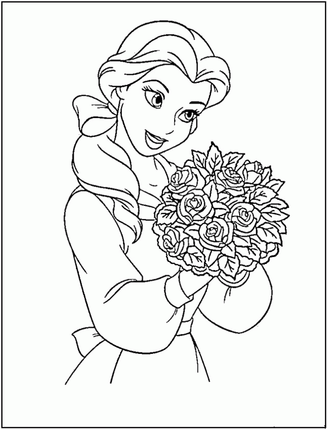 Disney Princess Coloring Printables Online Coloring Page
